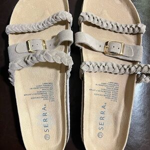 Serra Women's Braided Tan Sandals size 10
